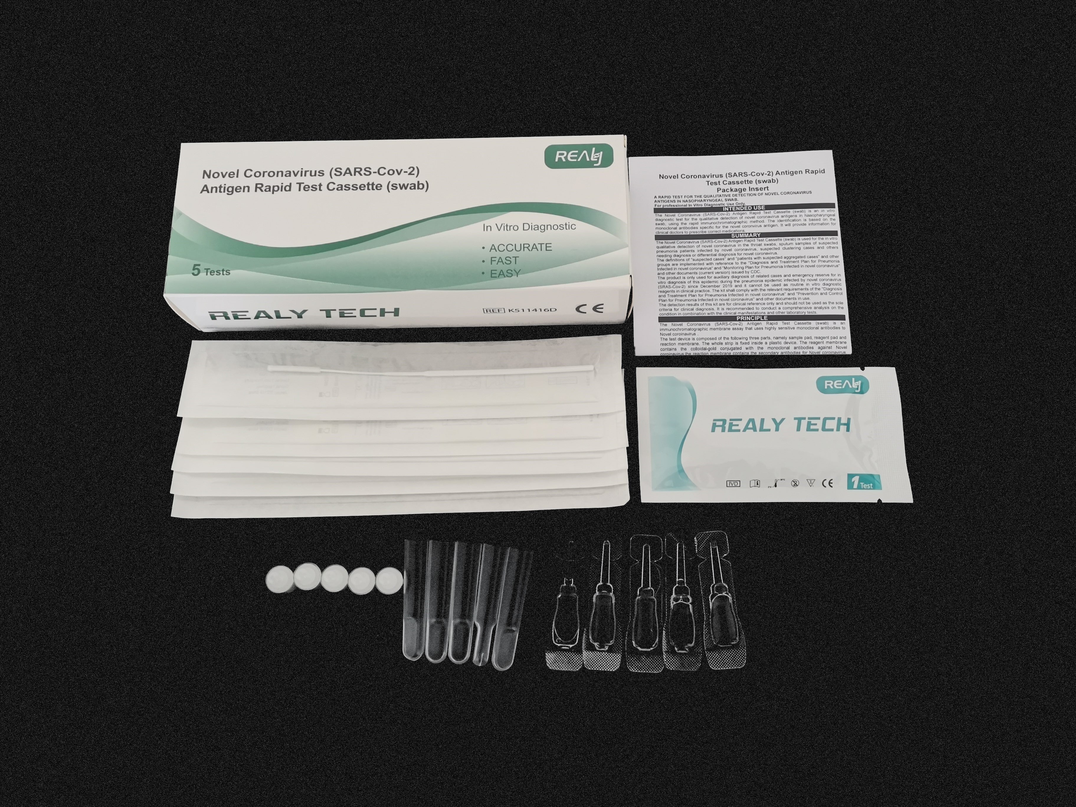 Covid-19 Rapid Antigen Home RAT Test Kit (5 Tests)